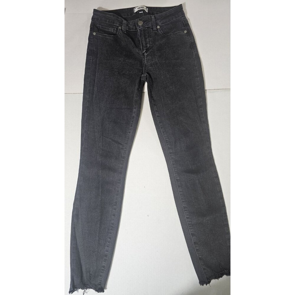 Paige Verdugo Black Fog Skinny Ankle Jeans Women’s 26. (HL443)